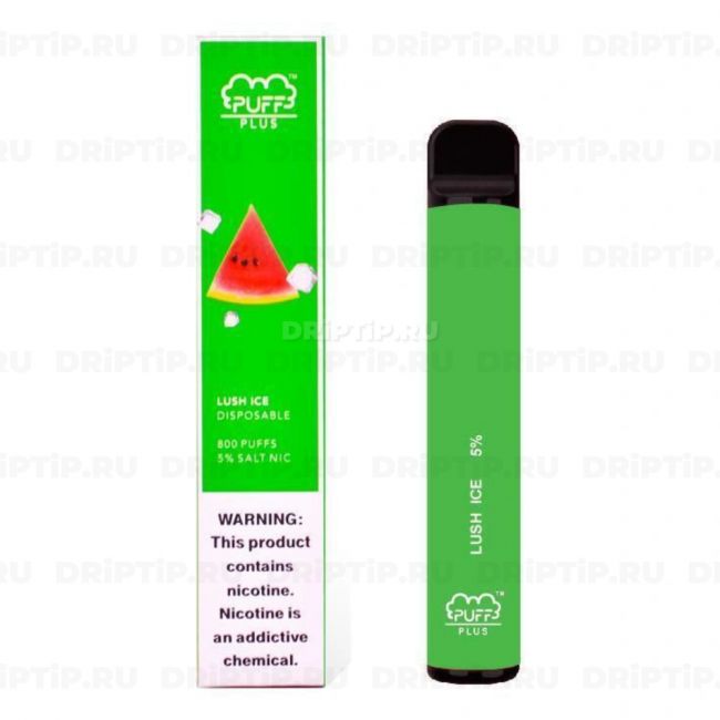 Одноразовая электронная сигарета Puff Bar Plus - Lush Ice 