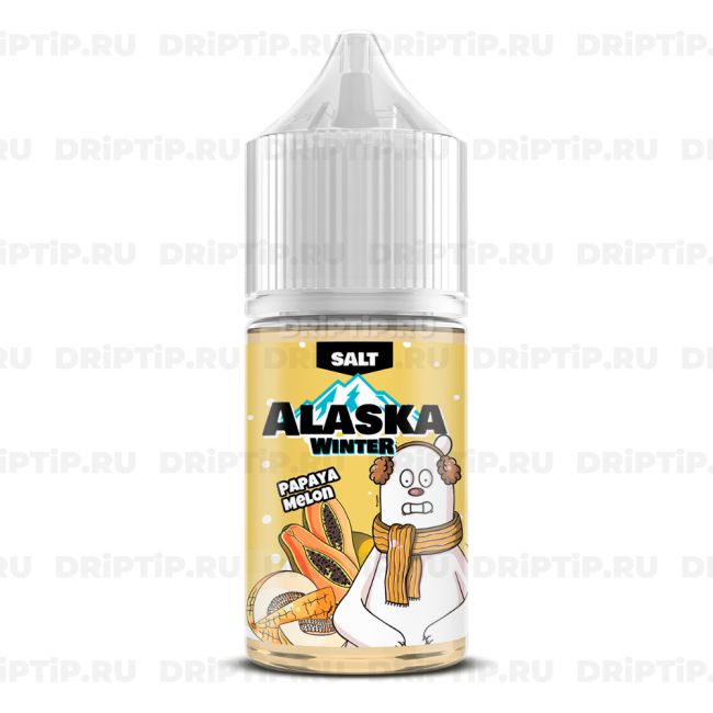 Жидкость Alaska Winter Salt - Papaya Melon 