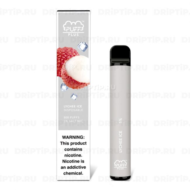 Одноразовая электронная сигарета Puff Bar Plus - Lychee Ice