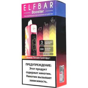 Elf Bar Booster 30000 - Ананас Питайя Грейпфрут Elf Bar Booster 30000 - Ананас Питайя Грейпфрут