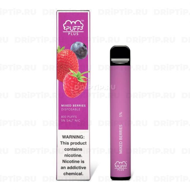 Одноразовая электронная сигарета Puff Bar Plus - Ягодный микс