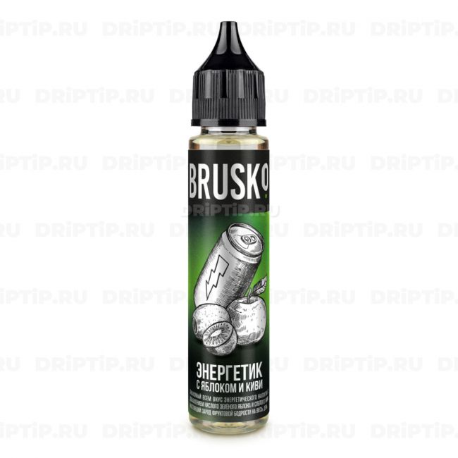 Жидкость Brusko Classic Nic - Энергетик с яблоком киви 