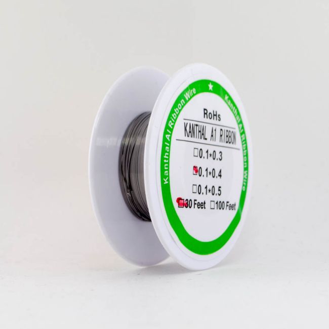 Проволока Kanthal A1 (плоский) 10м Проволока Kanthal A1 (плоский) 10м