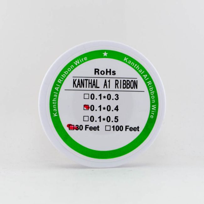 Проволока Kanthal A1 (плоский) 10м Проволока Kanthal A1 (плоский) 10м