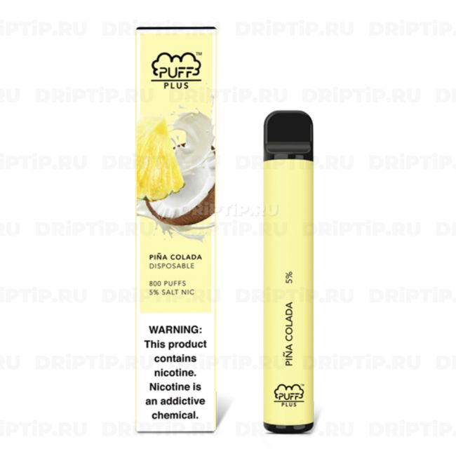 Одноразовая электронная сигарета Puff Bar Plus - Pina Colada
