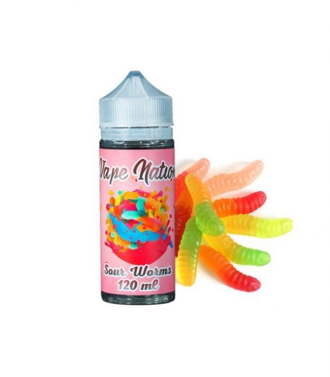 Жидкость Vape Nation Червячки-Кислячки 3 mg, 120 ml 