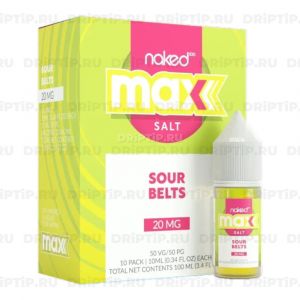 Naked 100 Max Salt - Sour Belt Naked 100 Max Salt - Sour Belt