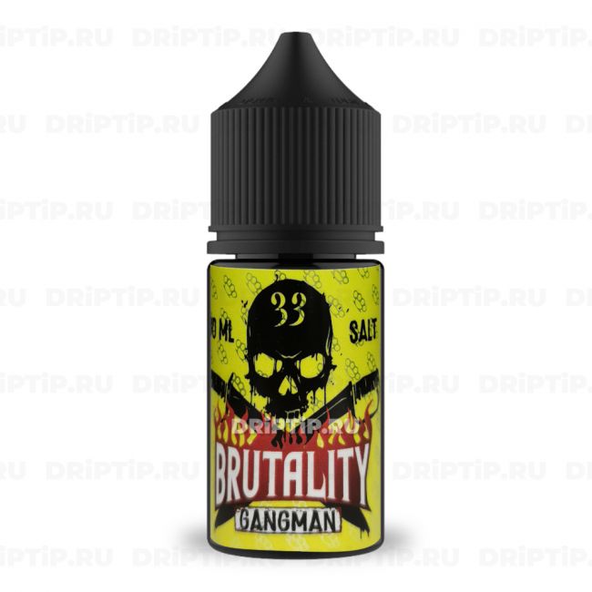 Жидкость Brutality Salt - Gangman 