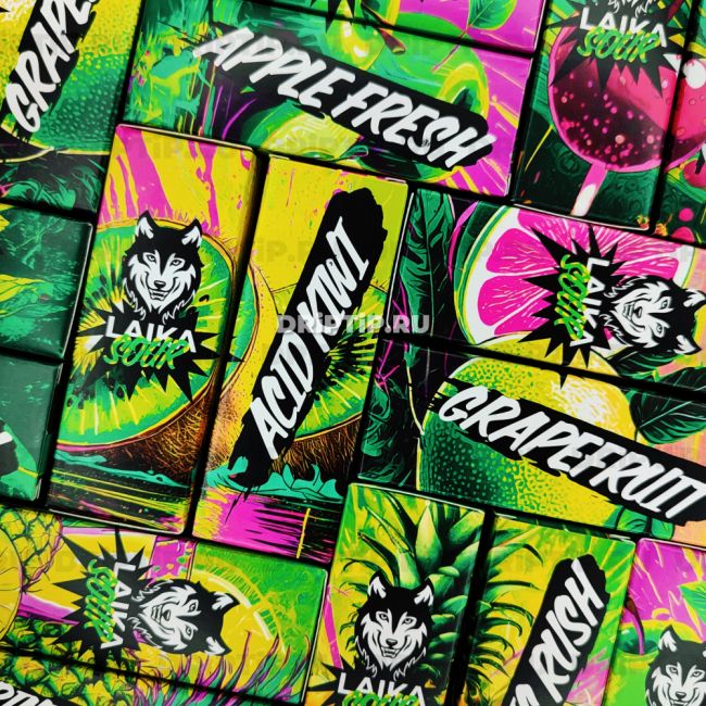 Жидкость Laika Sour - Сherry lollipop (конструктор) 