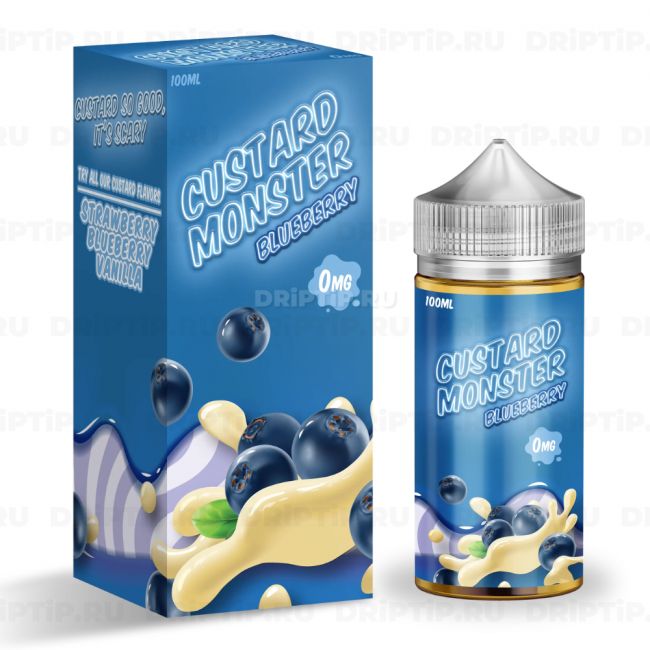 Жидкость Custard Monster - Blueberry 